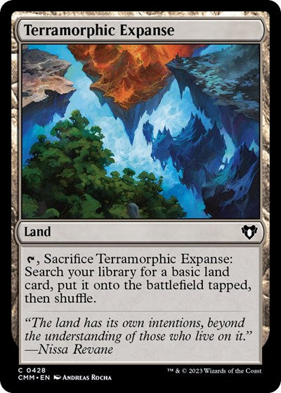 Terramorphic Expanse (CMM) #428 Common (Lightly Played) Commander Masters Magic: The Gathering: 2023