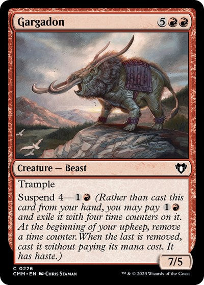 Gargadon (CMM) #226 Common (Lightly Played) Commander Masters Magic: The Gathering: 2023