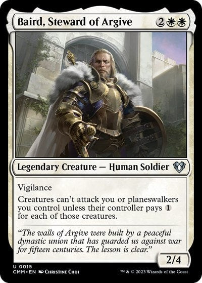 Baird Steward of Argive (CMM) #15 Uncommon (Lightly Played) Commander Masters Magic: The Gathering: 2023