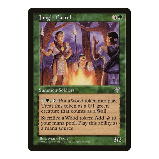 Jungle Patrol (MIR) #223 Rare (Lightly Played) Mirage Magic: The Gathering: 1996
