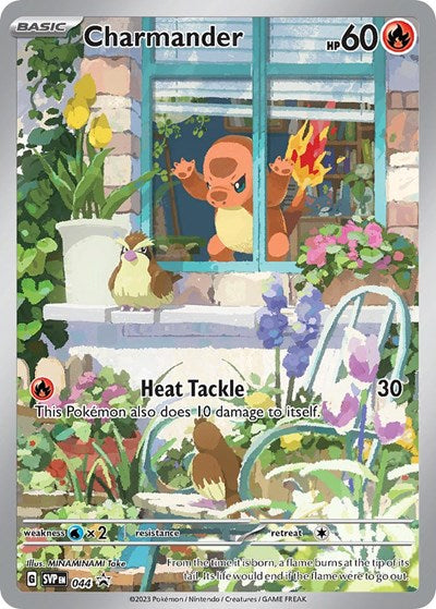 Charmander - 044 (SVP) #044 Promo (Holofoil Lightly Played) SV: Scarlet & Violet Promo Cards Pokemon: 2023