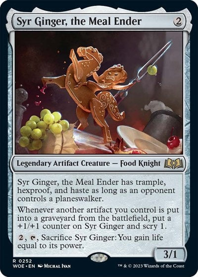Syr Ginger the Meal Ender (WOE) #252 Rare (Near Mint) Wilds of Eldraine Magic: The Gathering: 2023