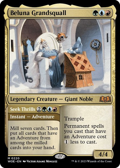 Beluna Grandsquall (WOE) #220 Mythic Rare (Near Mint) Wilds of Eldraine Magic: The Gathering: 2023