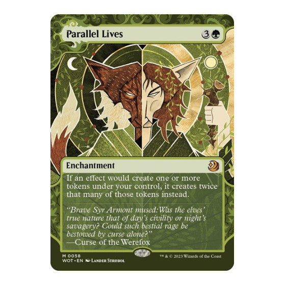 Parallel Lives (WOT) #58 Mythic Rare Wilds of Eldraine: Enchanting Tales Magic: The Gathering: 2023