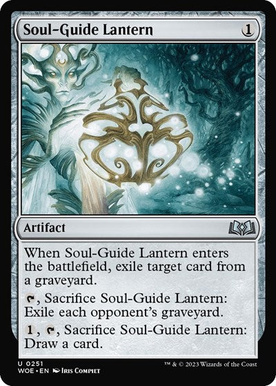 Soul Guide Lantern (WOE) #251 Uncommon (Lightly Played) Wilds of Eldraine Magic: The Gathering: 2023