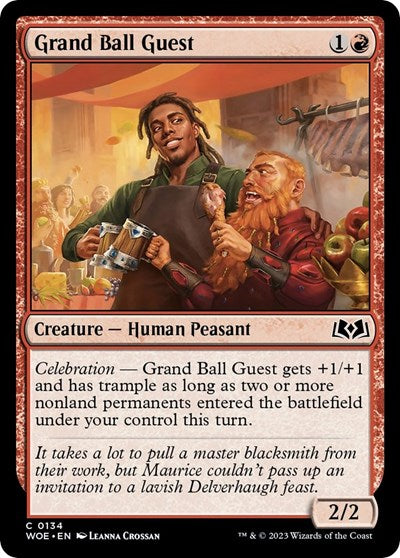 Grand Ball Guest (WOE) #134 Common (Lightly Played) Wilds of Eldraine Magic: The Gathering: 2023