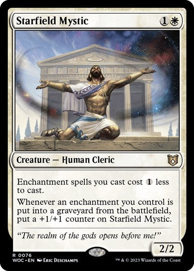 Starfield Mystic (WOC) #76 Rare Commander: Wilds of Eldraine Magic: The Gathering: 2023