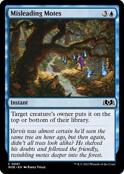 Misleading Motes (WOE) #61 Common Wilds of Eldraine Magic: The Gathering: 2023