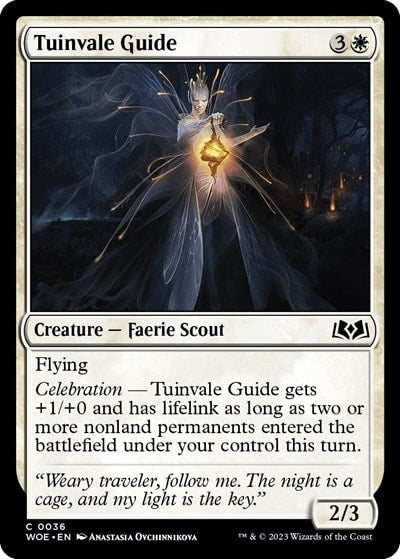 Tuinvale Guide (WOE) #36 Common (Lightly Played) Wilds of Eldraine Magic: The Gathering: 2023