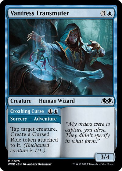 Vantress Transmuter (WOE) #75 Common Wilds of Eldraine Magic: The Gathering: 2023