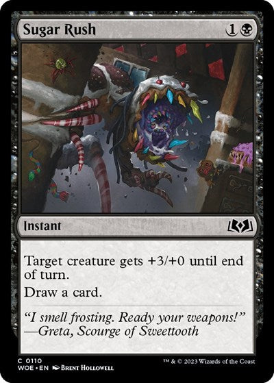 Sugar Rush (WOE) #110 Common Wilds of Eldraine Magic: The Gathering: 2023