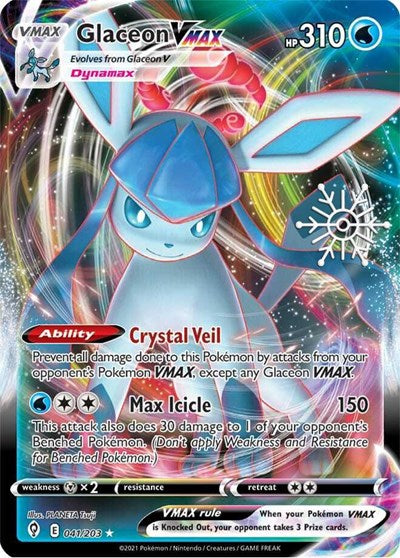 Glaceon VMAX - 041/203 (Holiday Calendar) (MCAP) #041/203 Ultra Rare (Holofoil Near Mint) Miscellaneous Cards & Products Pokemon: 2026