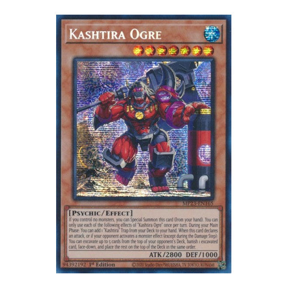 Kashtira Ogre (MP23) #MP23-EN165 Prismatic Secret Rare (1st Edition Near Mint) 25th Anniversary Tin: Dueling Heroes Mega Pack YuGiOh: 2023