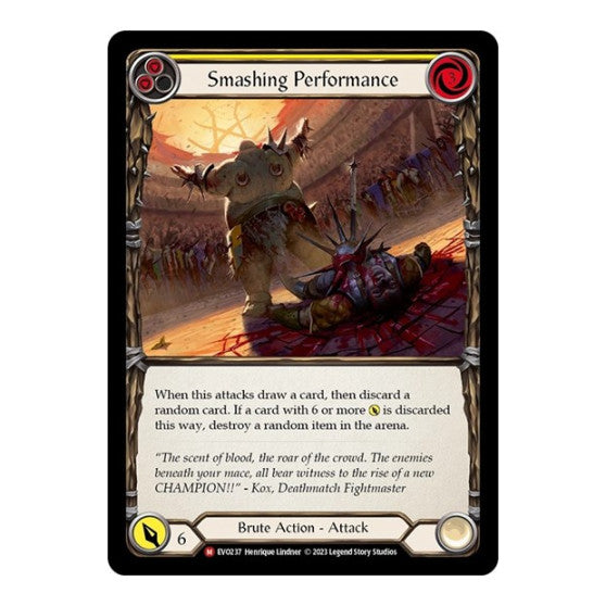 Smashing Performance (EVO) #EVO237 Majestic (Lightly Played) Bright Lights Flesh and Blood TCG: 2023