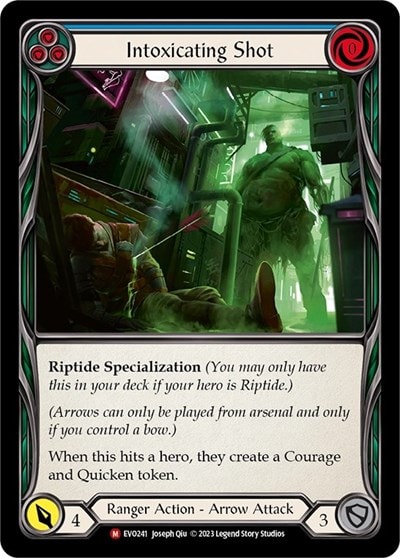 Intoxicating Shot (EVO) #EVO241 Majestic Bright Lights Flesh and Blood TCG: 2023