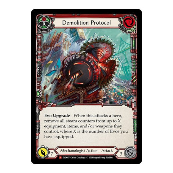 Demolition Protocol (EVO) #EVO057 Majestic (Lightly Played) Bright Lights Flesh and Blood TCG: 2023