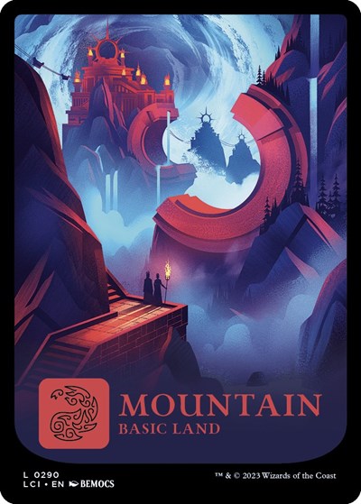Mountain 0290 (LCI) #290 Land The Lost Caverns of Ixalan Magic: The Gathering: 2023