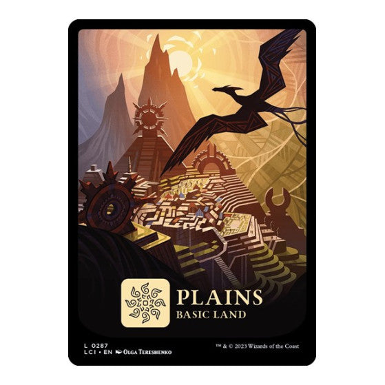Plains 0287 (LCI) #287 Land (Lightly Played) The Lost Caverns of Ixalan Magic: The Gathering: 2023