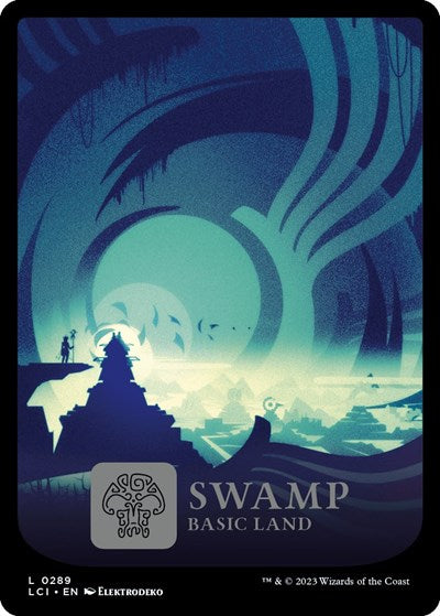 Swamp 0289 (LCI) #289 Land (Lightly Played) The Lost Caverns of Ixalan Magic: The Gathering: 2023