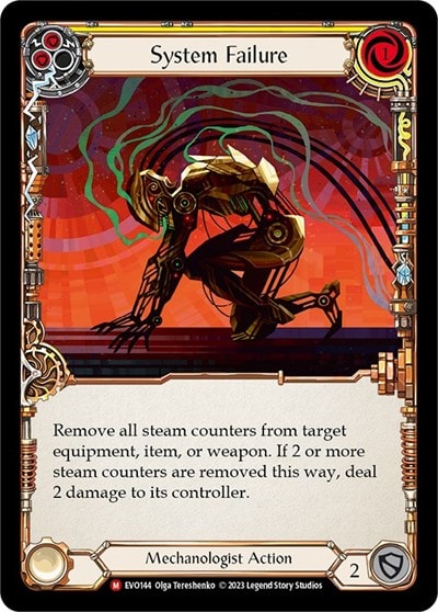 System Failure (EVO) #EVO144 Majestic (Lightly Played) Bright Lights Flesh and Blood TCG: 2023