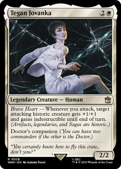 Tegan Jovanka (WHO) #28 Rare (Lightly Played) Universes Beyond: Doctor Who Magic: The Gathering: 2023