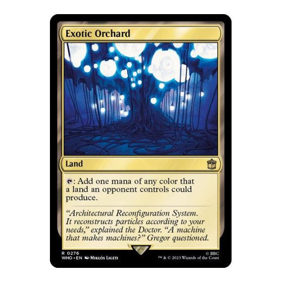 Exotic Orchard (WHO) #276 Rare (Near Mint) Universes Beyond: Doctor Who Magic: The Gathering: 2023