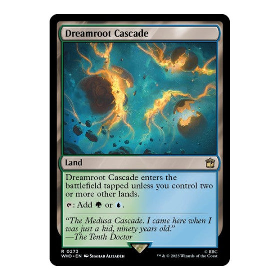 Dreamroot Cascade (WHO) #273 Rare (Lightly Played) Universes Beyond: Doctor Who Magic: The Gathering: 2023