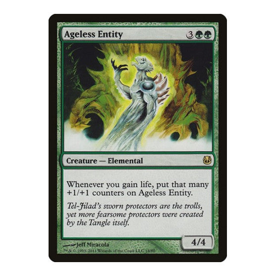 Ageless Entity (DDH) #18 Rare Duel Decks: Ajani vs. Nicol Bolas Magic: The Gathering: 2011