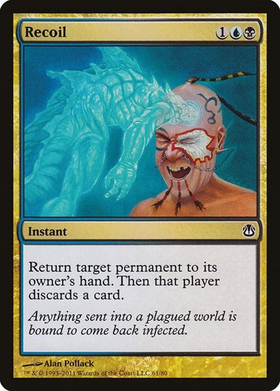 Recoil (DDH) #61 Common (Moderately Played) Duel Decks: Ajani vs. Nicol Bolas Magic: The Gathering: 2011