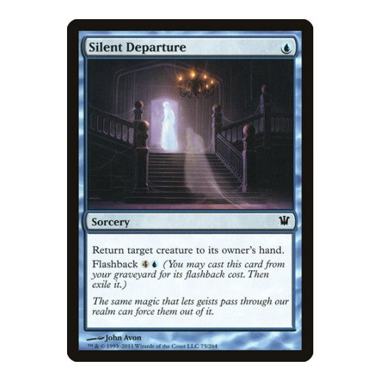 Silent Departure (ISD) #75 Common Innistrad Magic: The Gathering: 2011