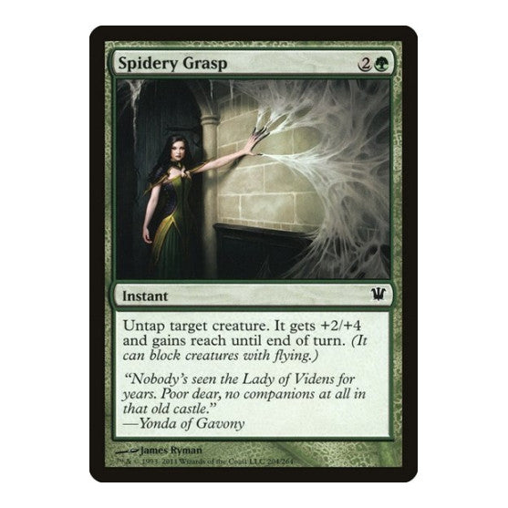 Spidery Grasp (ISD) #204 Common (Lightly Played) Innistrad Magic: The Gathering: 2011