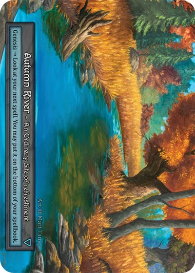 Autumn River (A) Ordinary (Near Mint) Alpha Sorcery: Contested Realm: 2023