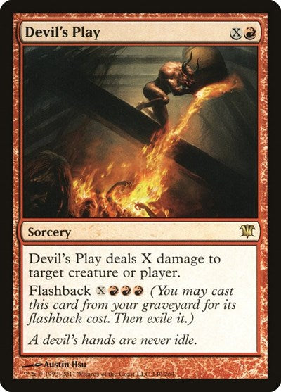 Devils Play (ISD) #140 Rare (Near Mint) Innistrad Magic: The Gathering: 2011