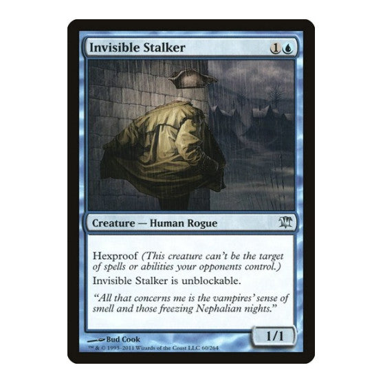 Invisible Stalker (ISD) #60 Uncommon Innistrad Magic: The Gathering: 2011