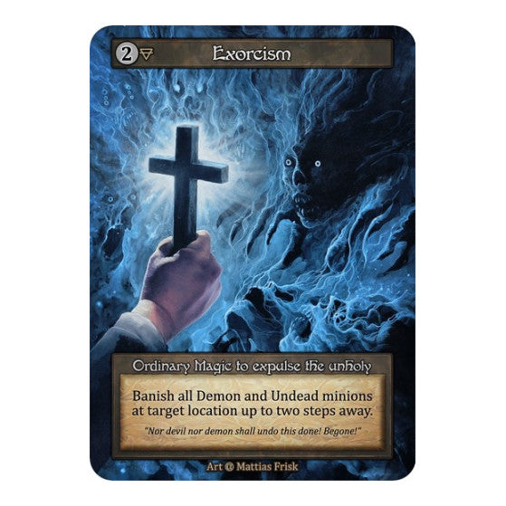 Exorcism (A) Ordinary (Lightly Played) Alpha Sorcery: Contested Realm: 2023