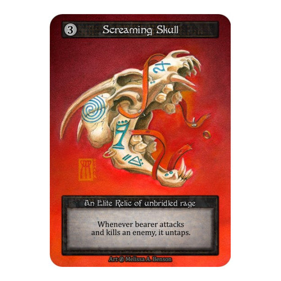 Screaming Skull (B) Elite (Lightly Played) Beta Sorcery: Contested Realm: 2023