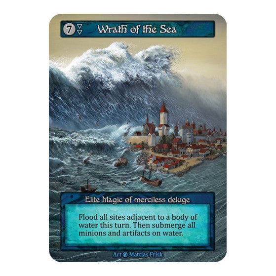 Wrath of the Sea (B) Elite (Lightly Played) Beta Sorcery: Contested Realm: 2023
