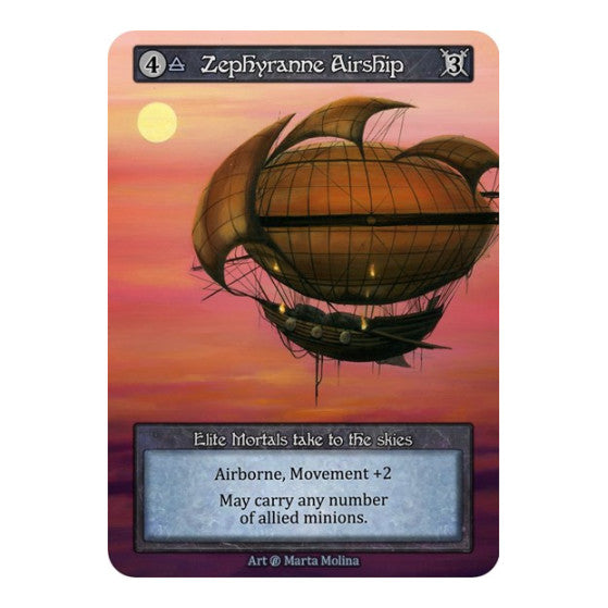 Zephyranne Airship (B) Elite (Lightly Played) Beta Sorcery: Contested Realm: 2023