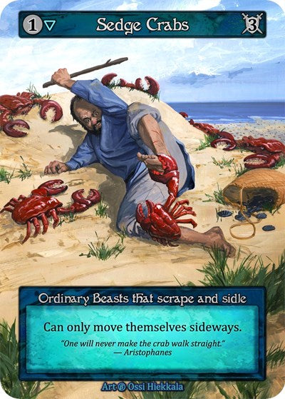 2023 Sorcery Contested Realm: Beta (B) - Sedge Crabs (Ordinary) (Near Mint)