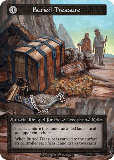 Buried Treasure (B) Exceptional Beta Sorcery: Contested Realm: 2023