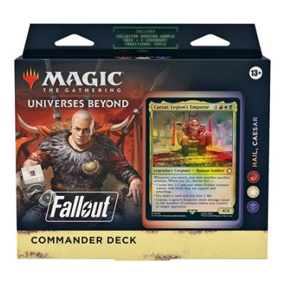 Universes Beyond: Fallout - Hail, Caesar Commander Deck (PIP) (Unopened) Universes Beyond: Fallout Magic: The Gathering: 2024