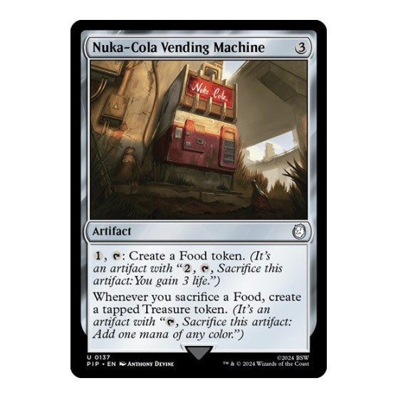 Nuka-Cola Vending Machine (PIP) #137 Uncommon (Lightly Played) Universes Beyond: Fallout Magic: The Gathering: 2024