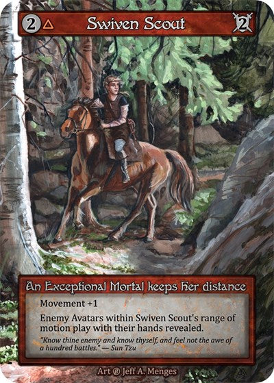 Swiven Scout (B) Exceptional (Near Mint) Beta Sorcery: Contested Realm: 2023