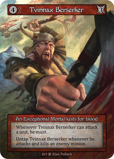 2023 Sorcery Contested Realm: Beta (B) - Tvinnax Berserker (Exceptional) (Near Mint)