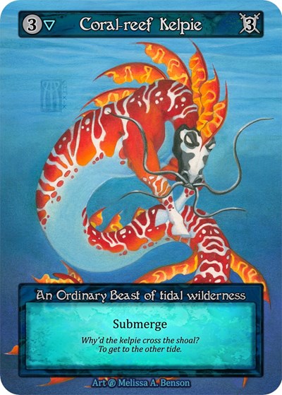 Coral Reef Kelpie (B) Ordinary Beta Sorcery: Contested Realm: 2023