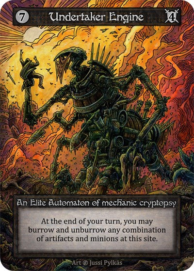 Undertaker Engine (B) Elite (Near Mint) Beta Sorcery: Contested Realm: 2023