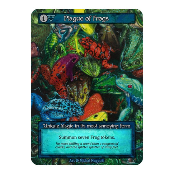 Plague of Frogs (B) Unique (Lightly Played) Beta Sorcery: Contested Realm: 2023