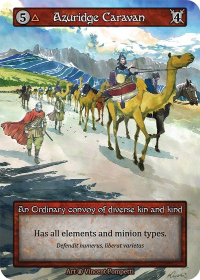 2023 Sorcery Contested Realm: Beta (B) - Azuridge Caravan (Ordinary) (Near Mint)