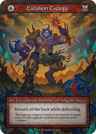 Escyllion Cyclops (B) Exceptional Beta Sorcery: Contested Realm: 2023