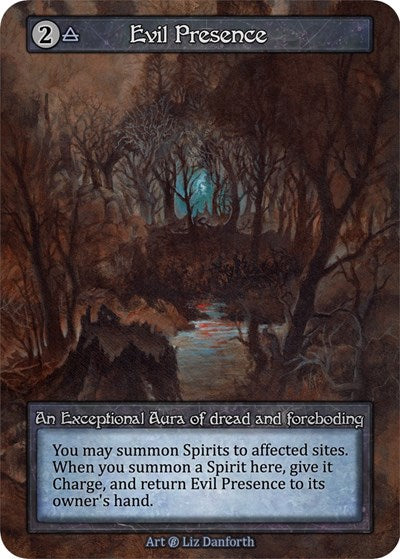 2023 Sorcery Contested Realm: Beta (B) - Evil Presence (Exceptional) (Lightly Played)